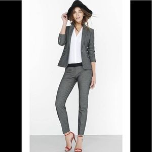 Tweed Express One Button Blazer